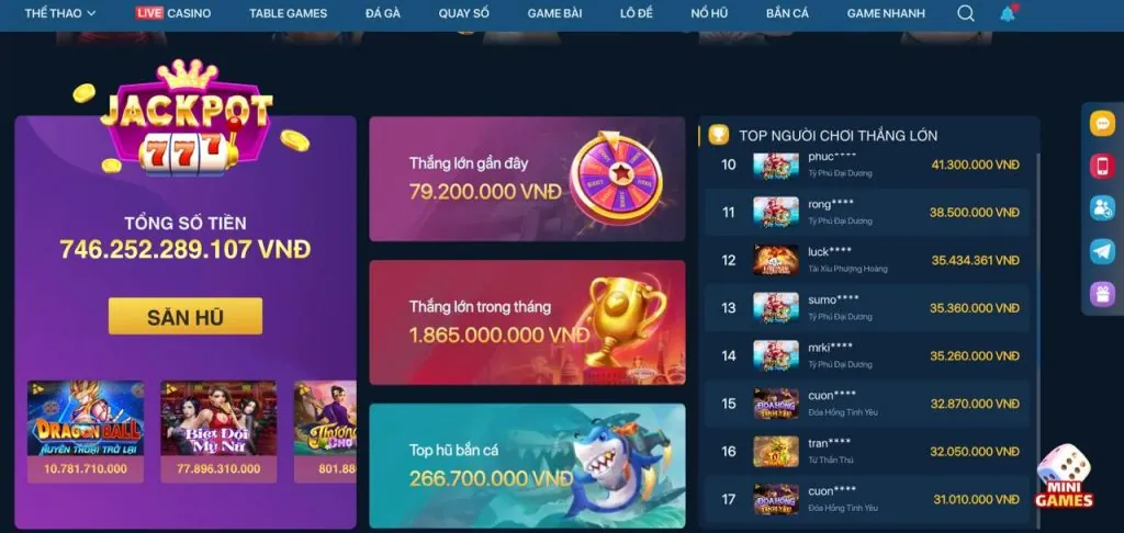 Chơi Slot m.tg88 trên di động